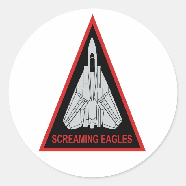 Sticker Rond VF-51 Aigles hurlants (Devant)