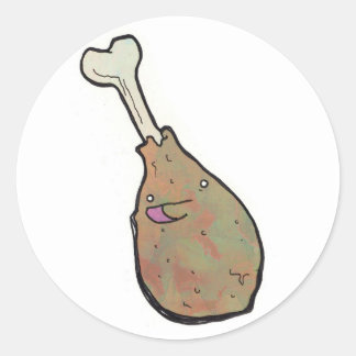 Sticker Rond viande de jambe