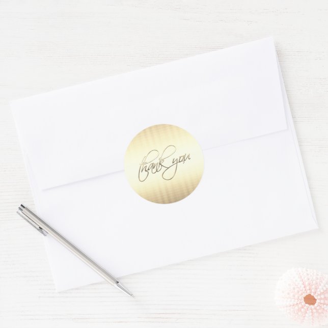Sticker Rond Vibe Gold Holiday (Enveloppe)