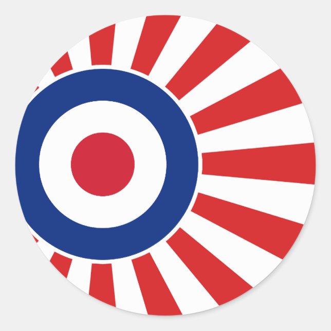 Sticker Rond Vibrant Roundel Mods (Devant)