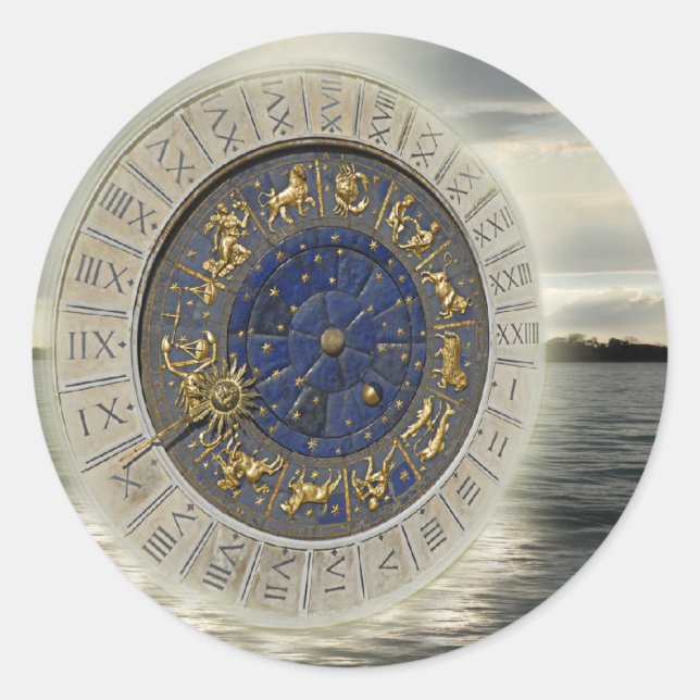 Sticker Rond Vibrations intemporelles (Devant)