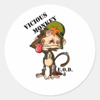 Sticker Rond Vic Monk EOD Edition spéciale