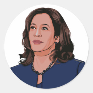 Sticker Rond Vice-Président Kamala Harris
