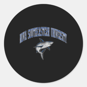 Sticker Rond Victoire de Nova Southeastern Sharks