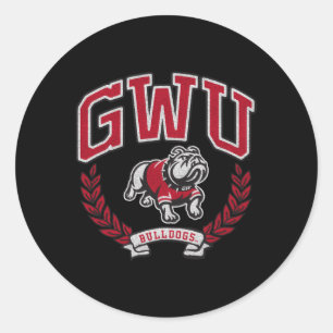 Sticker Rond Victoire des Bulldogs de Gardner-Webb Runnin