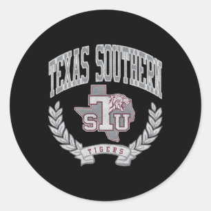 Sticker Rond Victoire des Tigres du sud du Texas