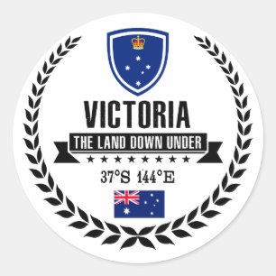 Sticker Rond Victoria
