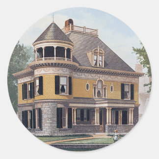Sticker Rond victorien