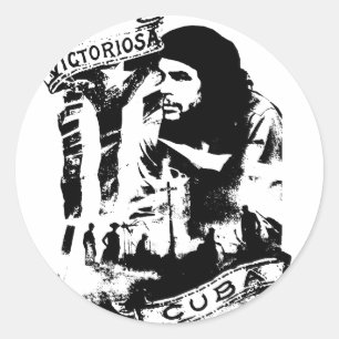 Sticker Rond Victoriosa Cuba