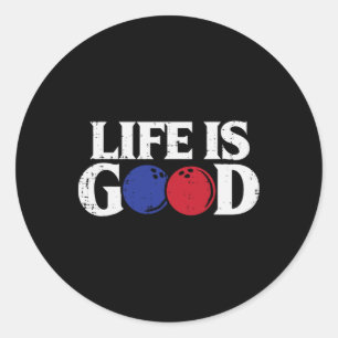 Sticker Rond Vie Bon Bowl Byll Joueur Équipe Hommes Femmes
