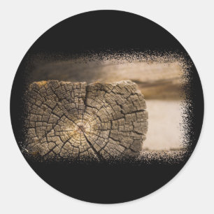 Sticker Rond Vieilles textures de cabine