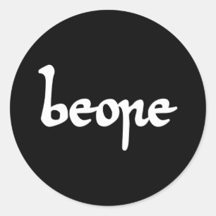 Sticker Rond Vielle bière anglaise