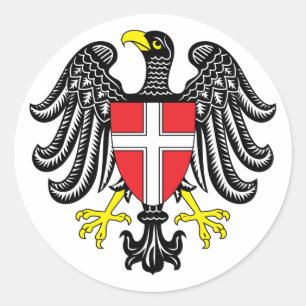 Sticker Rond vienne, Autriche