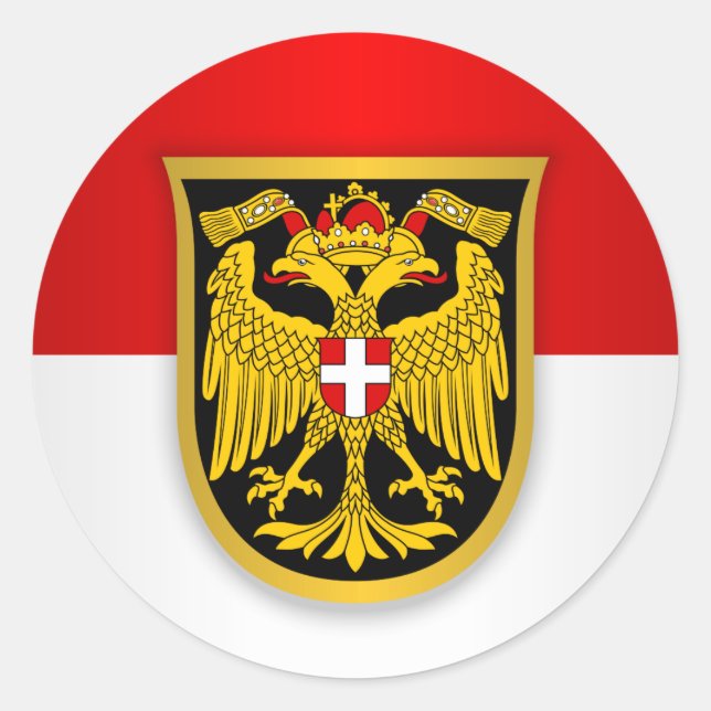 Sticker Rond Vienne/Vienne (Devant)