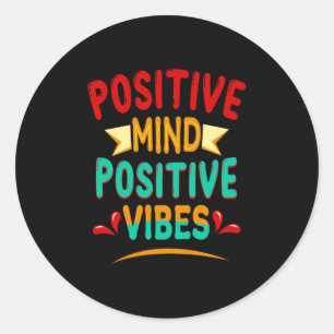 Sticker Rond Vies positives de l'esprit
