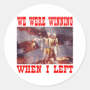 Sticker Rond Vietnam, nous gagnions quand je suis partie