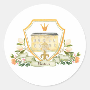 Sticker Rond Vieux Monde Shakespeare   Fairytale