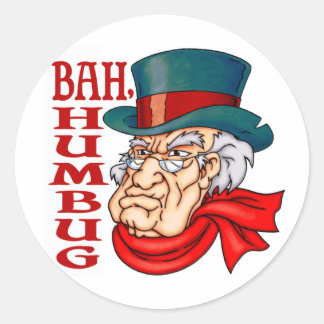 Sticker Rond Vieux Scrooge