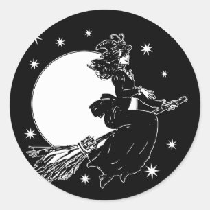 Sticker Rond Vieux sorcier