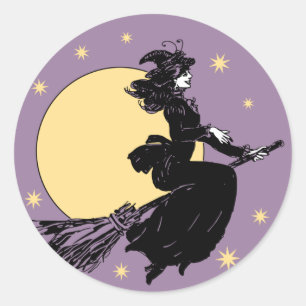 Sticker Rond Vieux sorcier