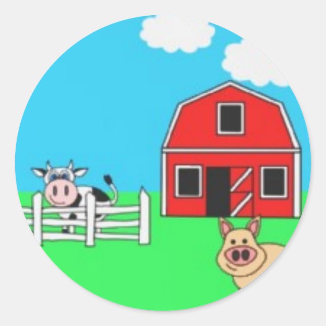 Sticker Rond vignette (Devant)