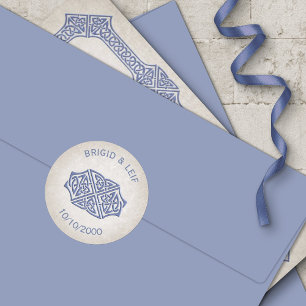 Sticker Rond Viking Celtic Gamer Mariage