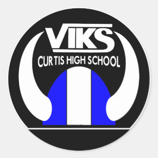 Sticker Rond VIKS - Lycée de Curtis