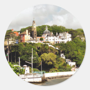 STICKER ROND VILLAGES DE WALES