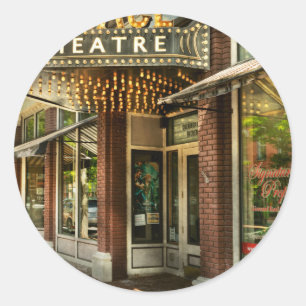 Sticker Rond Ville - Corning NY - Le Théâtre Palace