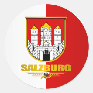 Sticker Rond Ville de Salzbourg