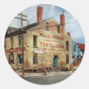 Sticker Rond Ville - VA - Revendeurs d'engrais