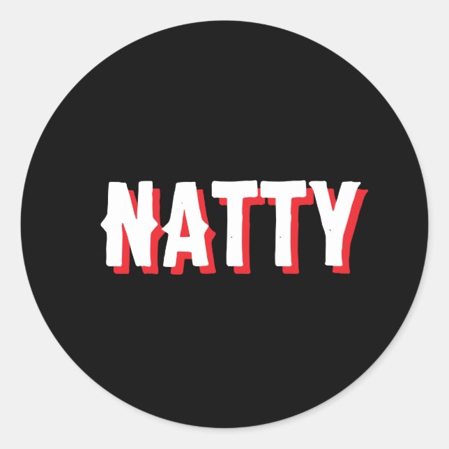 Sticker Rond vin naturel de la nature (Devant)
