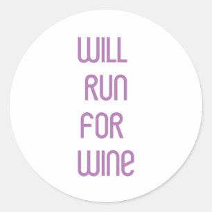 Sticker Rond Vin RunnerChick