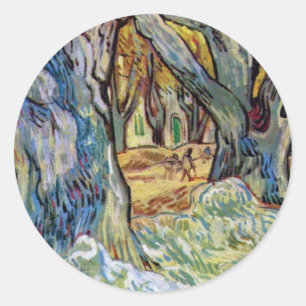Sticker Rond Vincent Van Gogh - Les Cantonnier - Beaux-Arts