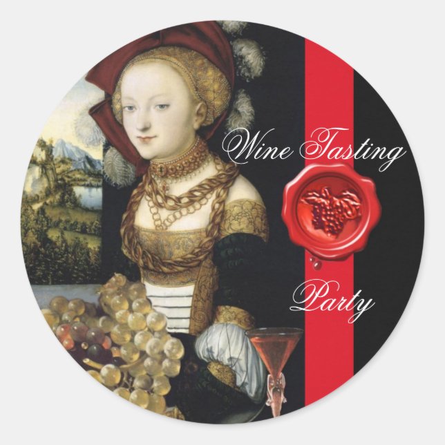 STICKER ROND VINEYARD VIN ANTIQUE GRÂCE AU VINEYARD SAVOIR-FAIR (Devant)