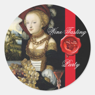 STICKER ROND VINEYARD VIN ANTIQUE GRÂCE AU VINEYARD SAVOIR-FAIR