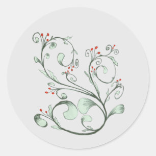 Sticker Rond Vining Pour Un Sourire
