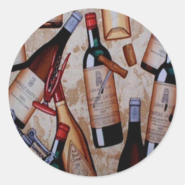 Sticker Rond Vino (Devant)