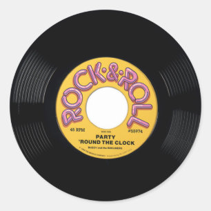 Sticker Rond Vintage