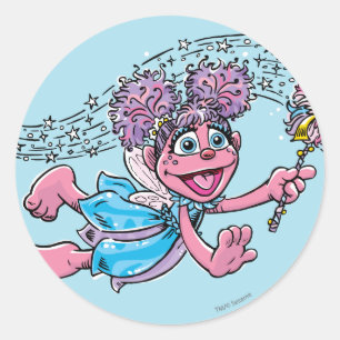 Sticker Rond Vintage Abby