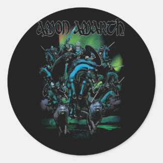 Sticker Rond Vintage Amon Amarth Day Cadeau Pour Hommes Femmes