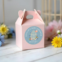 Vintage Floral Birdcage bébé Bird Douche d'oiseaux