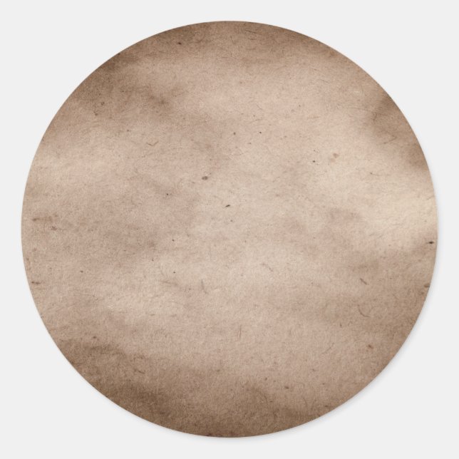 Sticker Rond Vintage Parchment Antique Papier Arrière - plan Bl (Devant)
