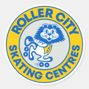 Sticker Rond Vintage Roller City Australie