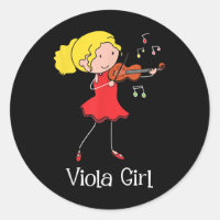 Viola Girl - Violist Symphony Band Jazz Music Love
