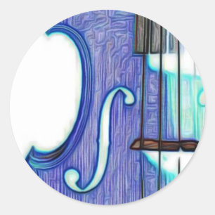 Sticker Rond Violon, Viola, Cello ?