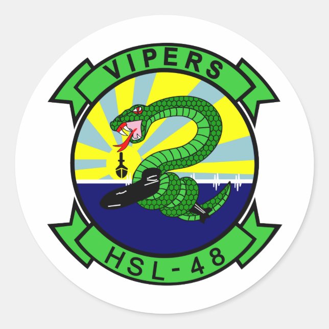 Sticker Rond Vipers HSL-48 (Devant)