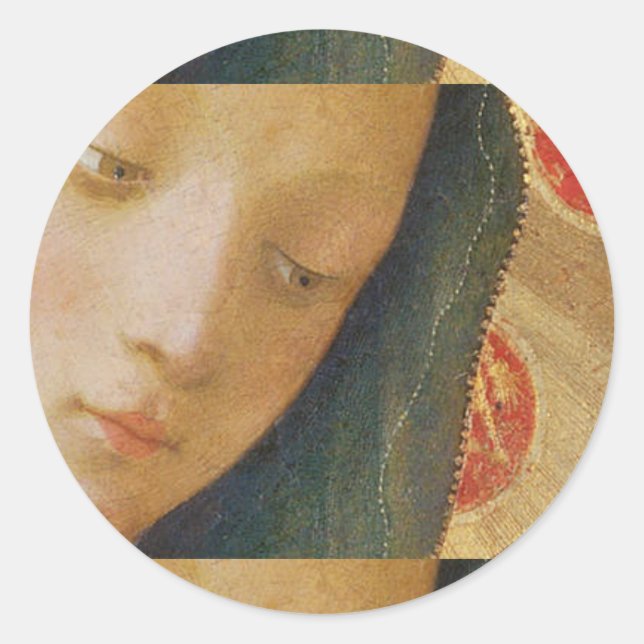 Sticker Rond Virgin Mary (Devant)
