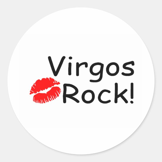 Sticker Rond Virgos Rock (Devant)