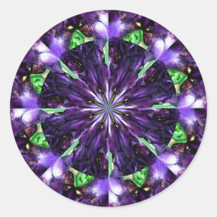 Sticker Rond visage de la marionnette k